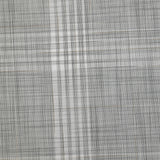 Popeline polycoton tissée-teinte à carreaux Rémi fond gris