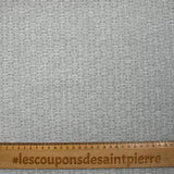 Popeline polycoton imprimée carreaux en pointillisme fond gris chiné