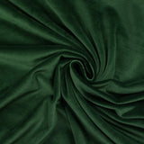 Soft velvet jersey green fir tree