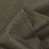 100% wool dark khaki