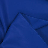 Popeline de coton bleu électrique