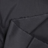 Popeline de coton élasthanne gris anthracite