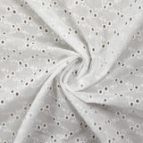 Broderie anglaise Eilidh blanc cassé