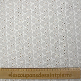 Broderie anglaise Maeve blanc cassé