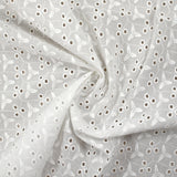 Broderie anglaise Maeve blanc cassé