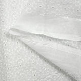 Broderie anglaise Rhona blanc cassé