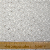 Broderie anglaise Tara blanc cassé