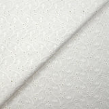 Broderie anglaise Isla blanc cassé