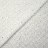 Broderie anglaise Iseult blanc cassé