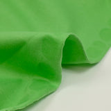 Apple green slub cotton jersey