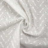 Broderie anglaise Iseult blanc cassé