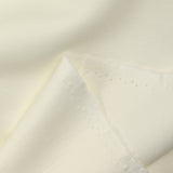 Jersey double face de coton blanc
