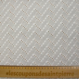 Broderie anglaise Freya blanc cassé