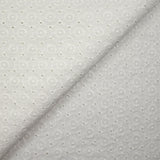 Broderie anglaise Nora blanc cassé