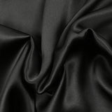 Satin de soie 100% noir