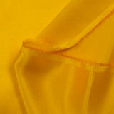 Satin de soie 100% jaune soleil