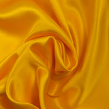 Satin de soie 100% jaune soleil