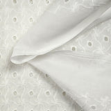 Broderie anglaise Nadiya blanc cassé
