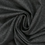 Tejido traje franela 100% lana Super 120's rayas fondo antracita