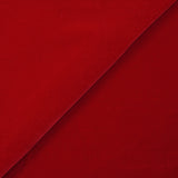 Velours de coton ras rouge