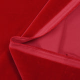 Velours de coton ras rouge