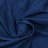 Maille tricot de coton fantaisie bleu