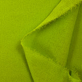 Gaze de polyester unie citron vert