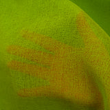 Gaze de polyester unie citron vert