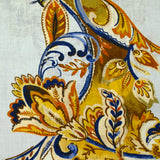 100% Lin imprimé Versailles fond ciel