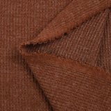 Maille texturée grattée Ori brique