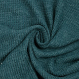 Maille texturée grattée Ori bleu canard