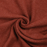 Maille texturée grattée Ori rouge rouille