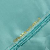 Satin de soie 100% aigue-marine