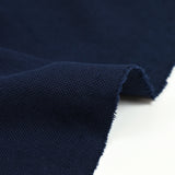 Maille polo coton bleu nuit