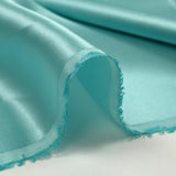 Satin de soie 100% aigue-marine