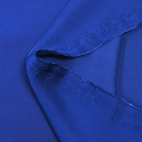 Satin viscose bleu roi