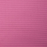 Coton 100% nid d'abeille rose bonbon