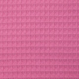 Coton 100% nid d'abeille rose bonbon