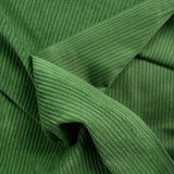 Matcha ribbed polyester velvet