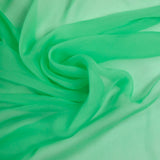 Mousseline 100% soie vert