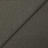Milano mesh polyester Lurex crossed path beige and black