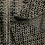 Milano mesh polyester Lurex crossed path beige and black