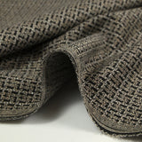 Milano mesh polyester Lurex crossed path beige and black