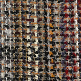 Tweed de laine mélangée Philippine fond grège et noir