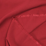 Crêpe de polyester rouge