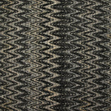 Tweed de coton et soie chevrons noir et gris