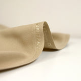 Tissu tailleur en polyviscose sergé beige