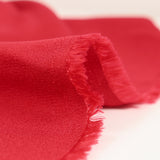 Crêpe de polyester rouge