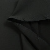 Jersey de coton bord-côte noir