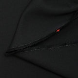 Tissu tailleur laine mélangée sergé noir charbon